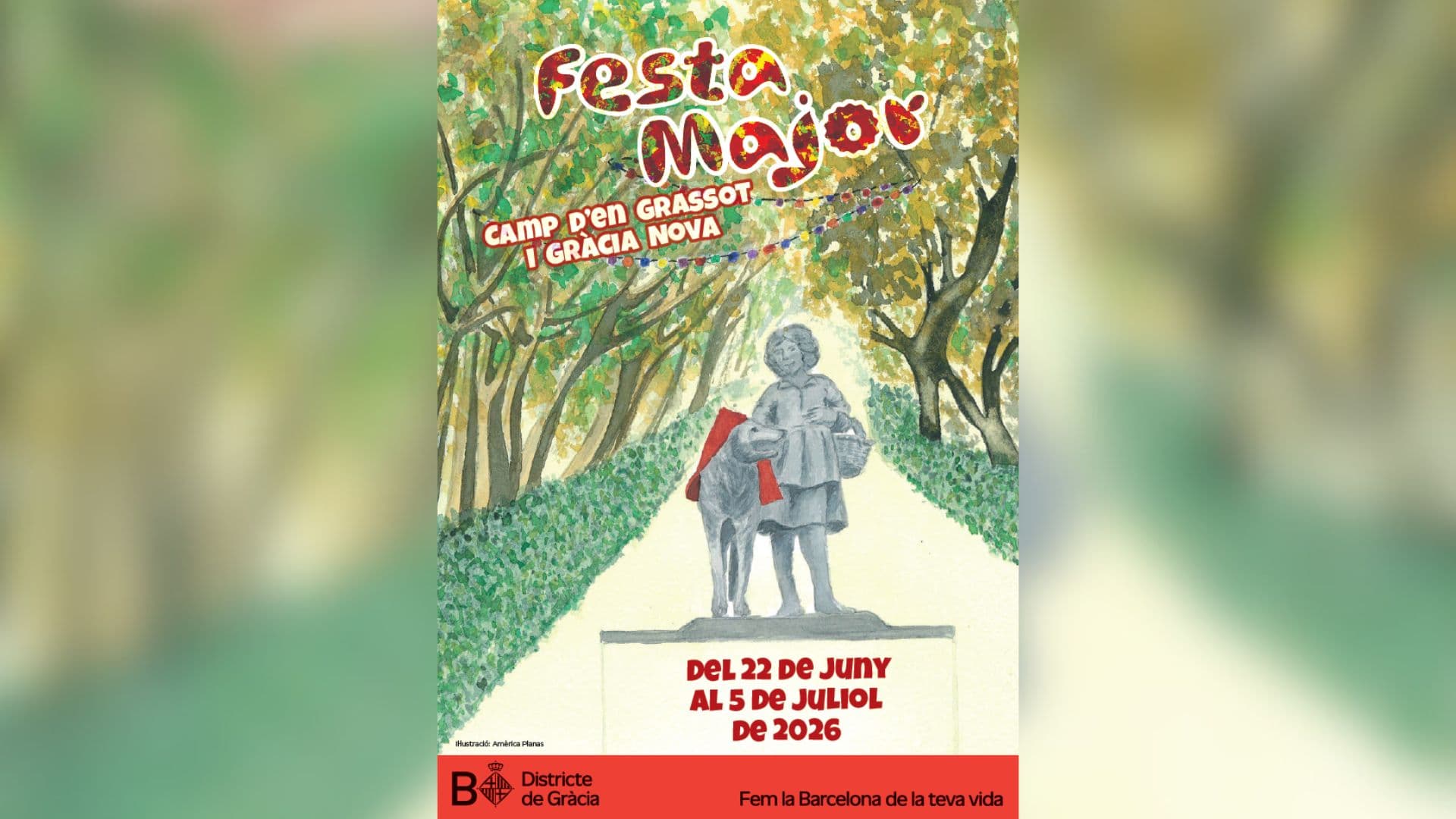 Cartel de Festa Major del Camp d'en Grassot i Gràcia Nova 2026