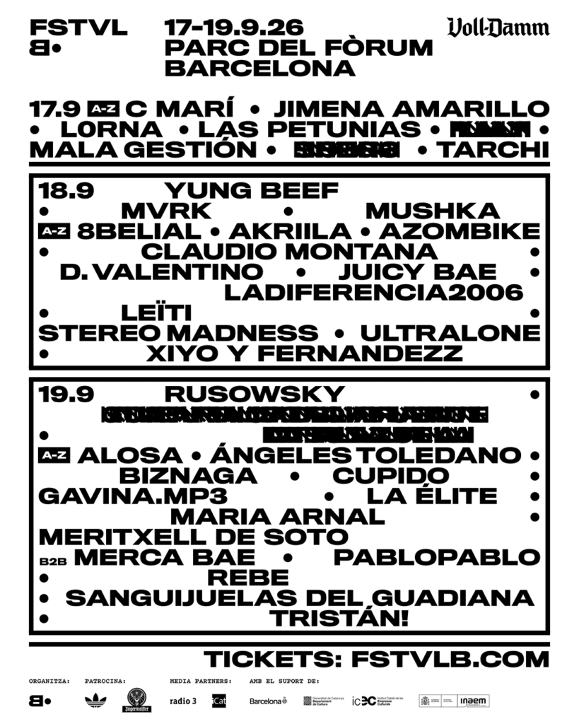 Cartel de Festival•B 2026