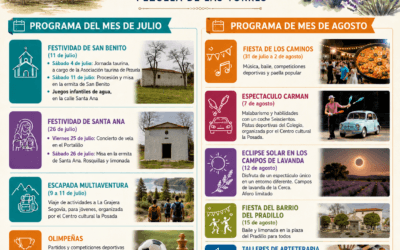 Cartel de Veranos de Pezuela 2026