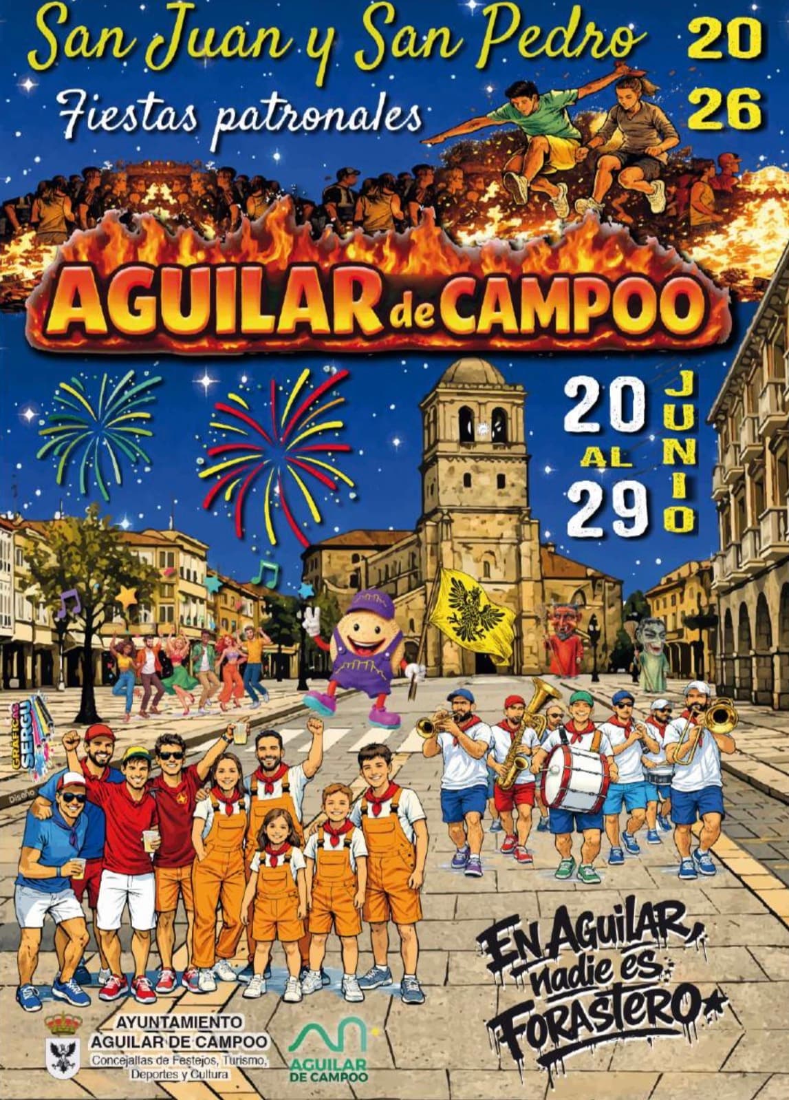 Cartel de Fiestas patronales de San Juan y San Pedro 2026