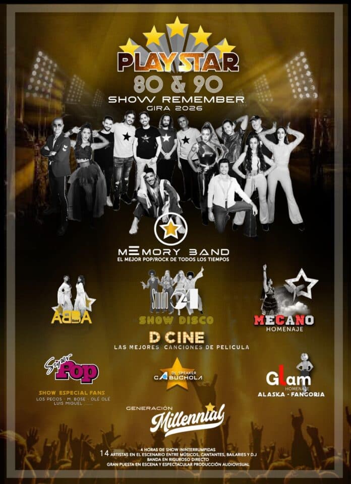 Cartel de Fiesta Play Star