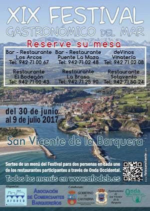 Cartel de Certamen de la Canción Marinera