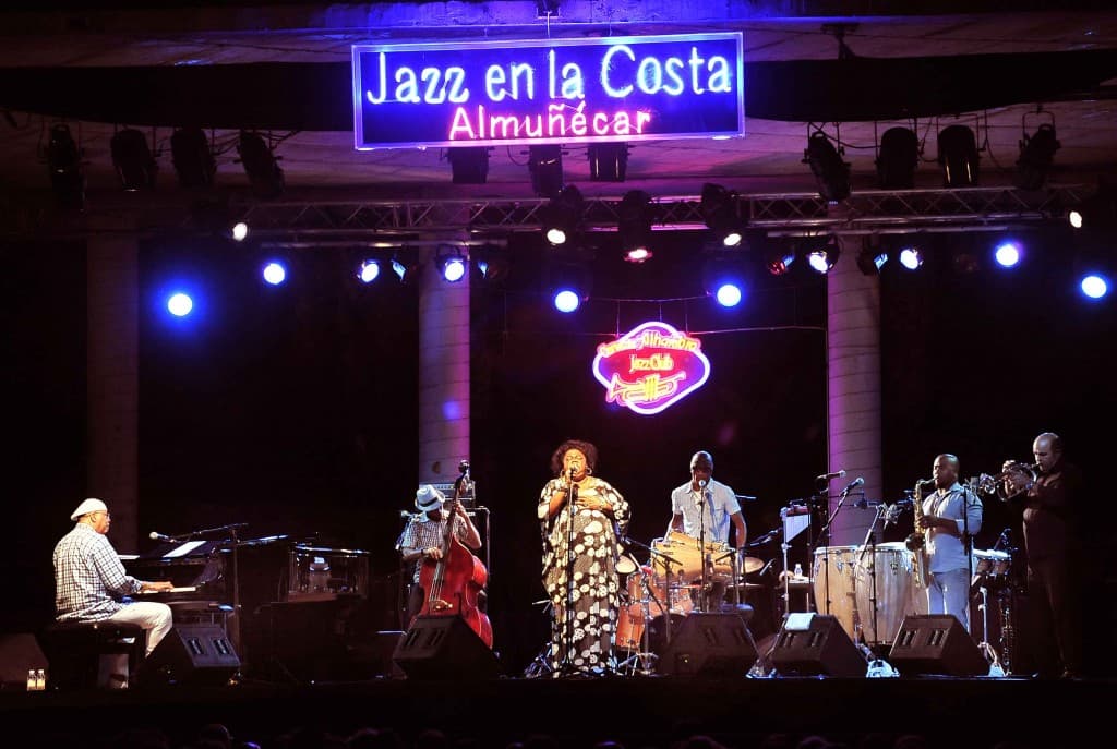 Cartel de Festival de Jazz en la Costa