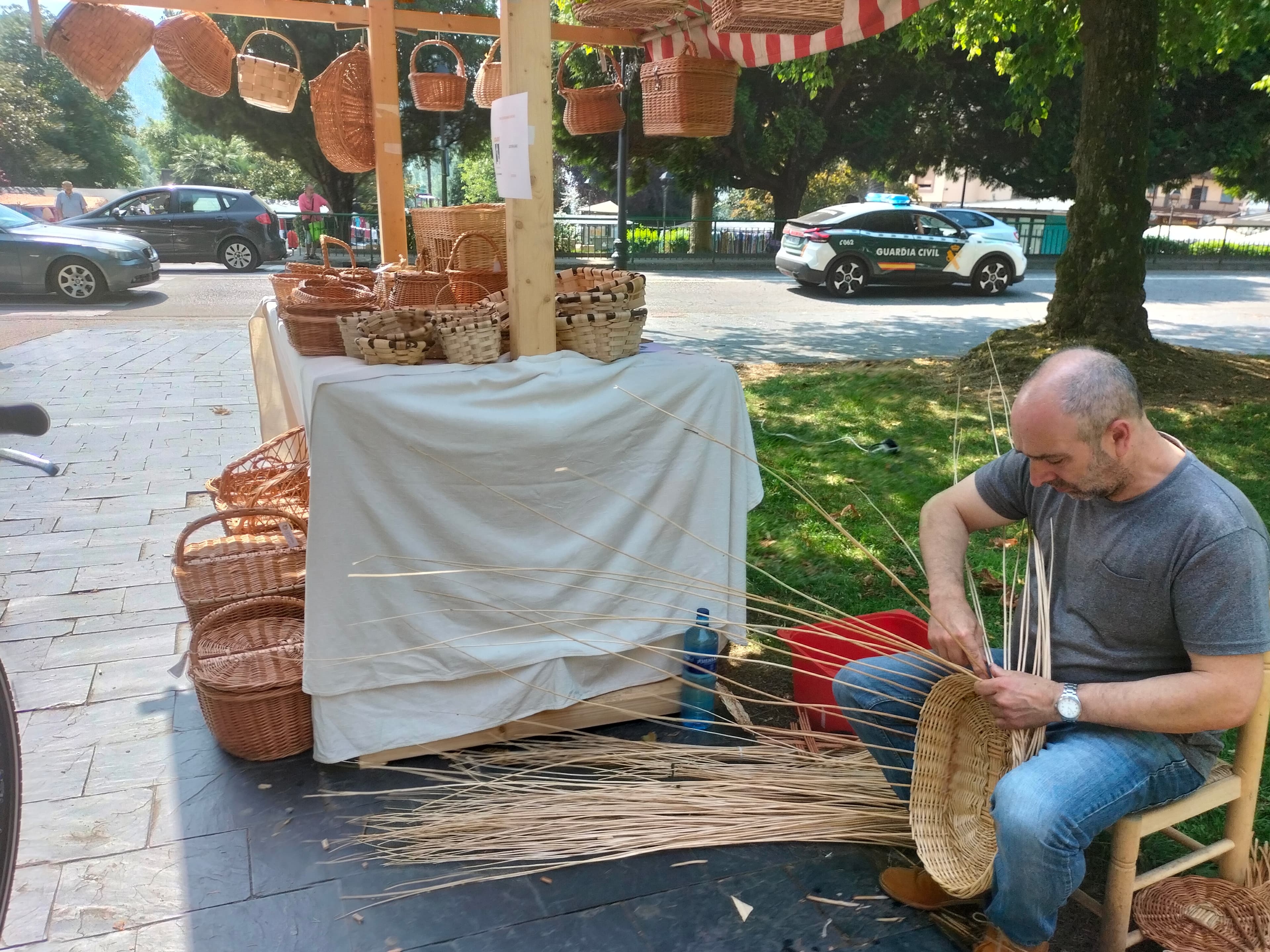 Cartel de Feria de Artesanía de Santiago