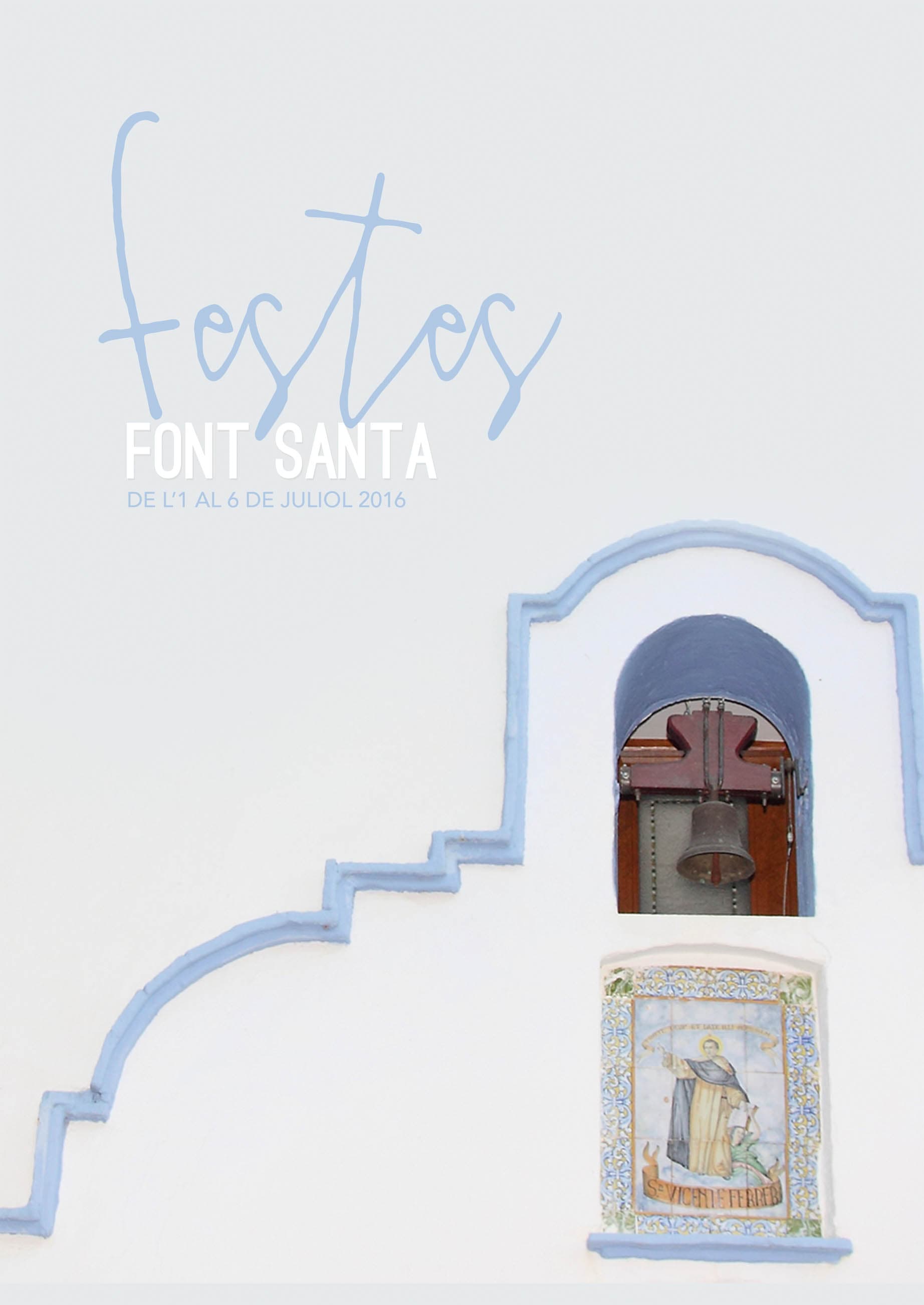 Cartel de FIESTAS FONT SANTA