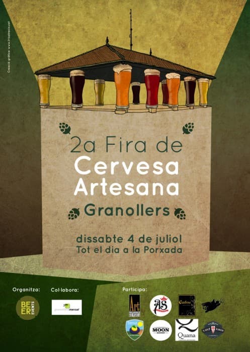 Cartel de Cervesa artesana