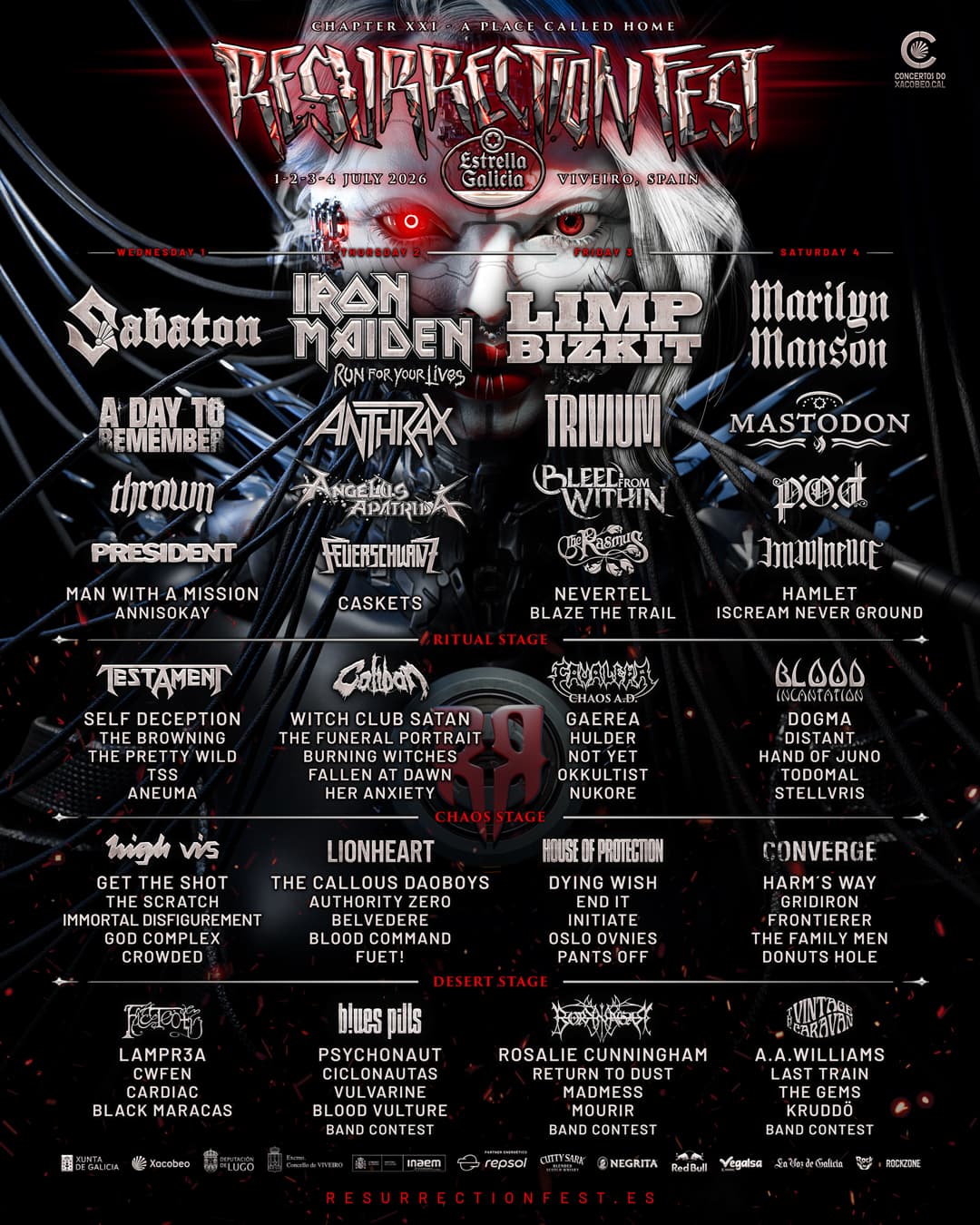 Cartel de Resurrection Fest