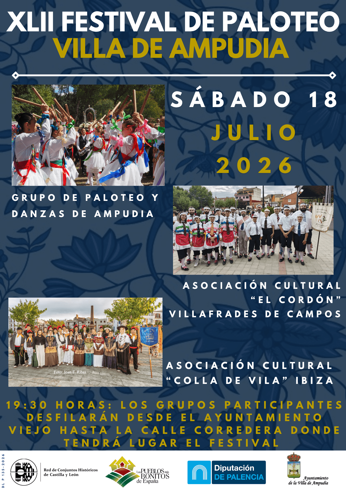 Cartel de XLII Festival de Paloteo y Danza