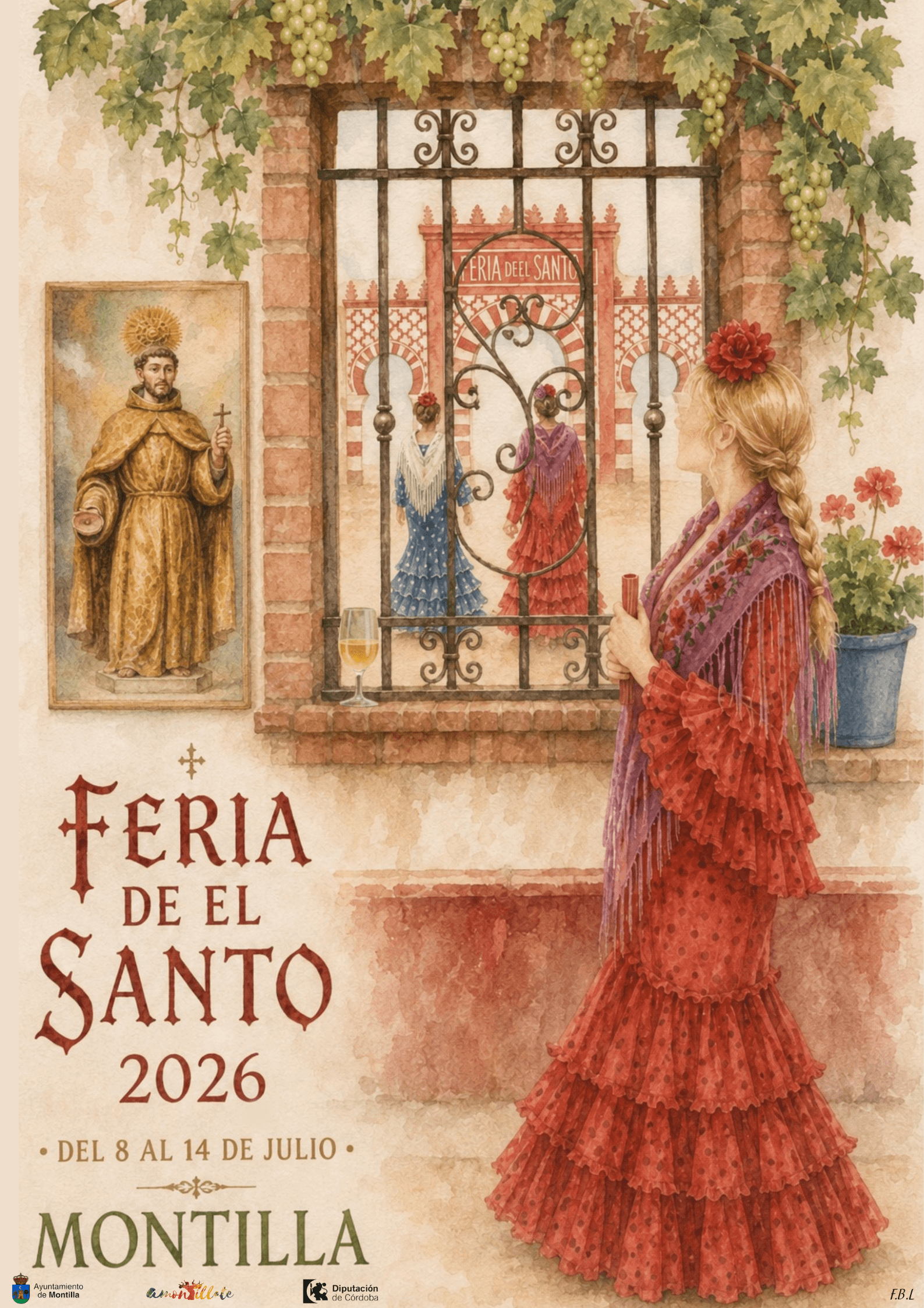Cartel de Feria de "El Santo"
