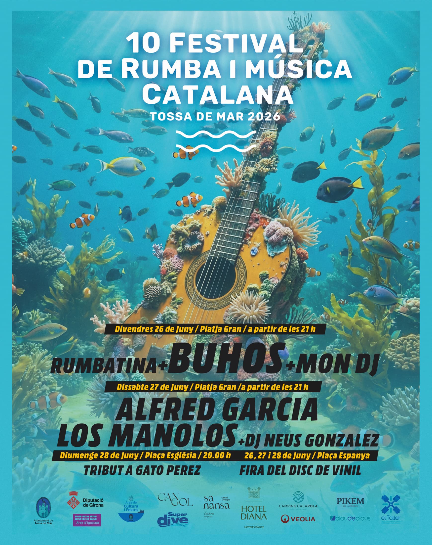 Cartel de Festival de Rumba y música catalana