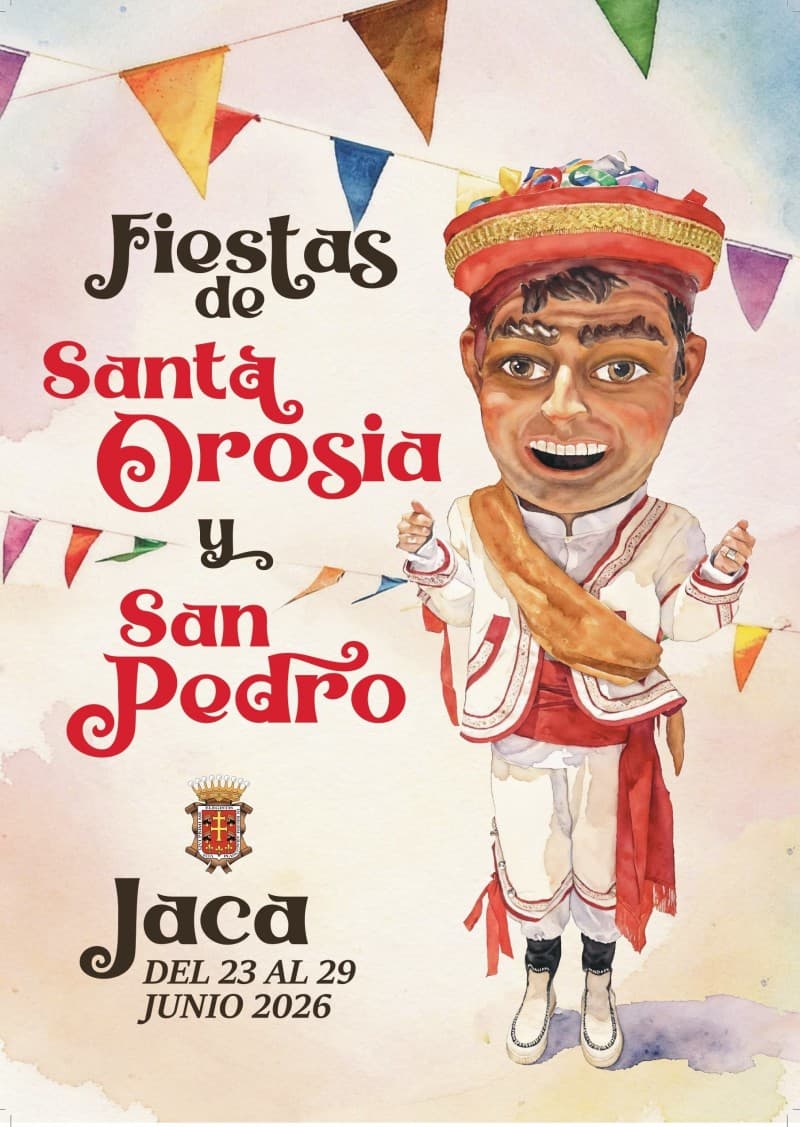 Cartel de Fiestas patronales de Sta. Orosia y San Pedro