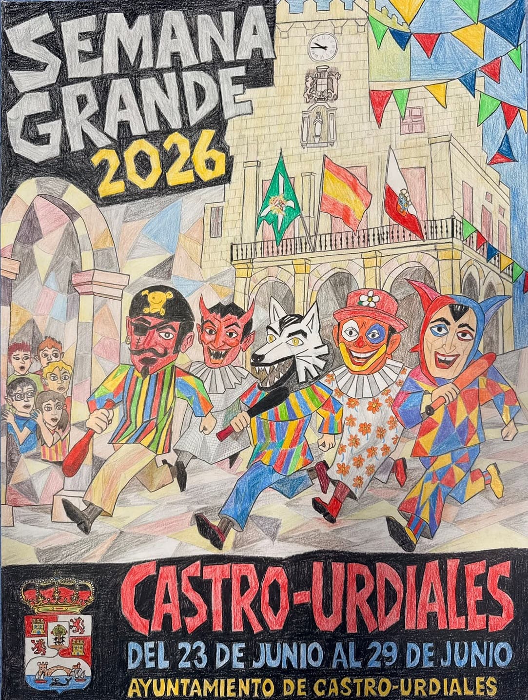 Cartel de Semana Grande 2026 en Castro-Urdiales