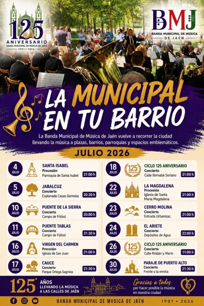 Cartel de La Municipal en tu Barrio